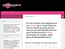 Tablet Screenshot of fredagshumor.com